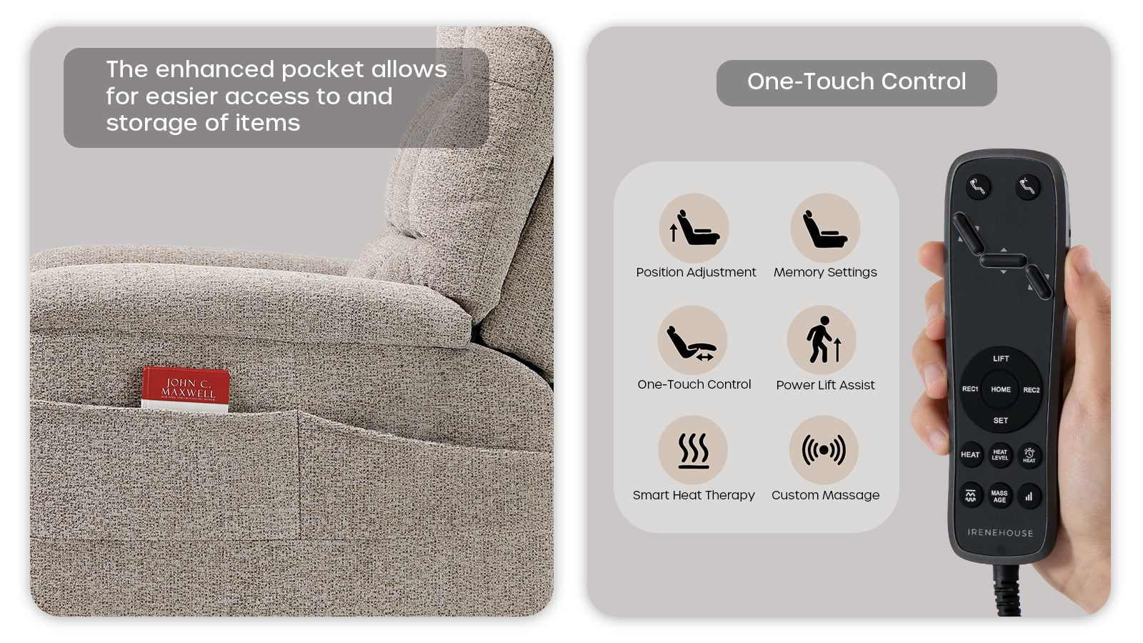 Everything at your fingertips — nothing to figure out.