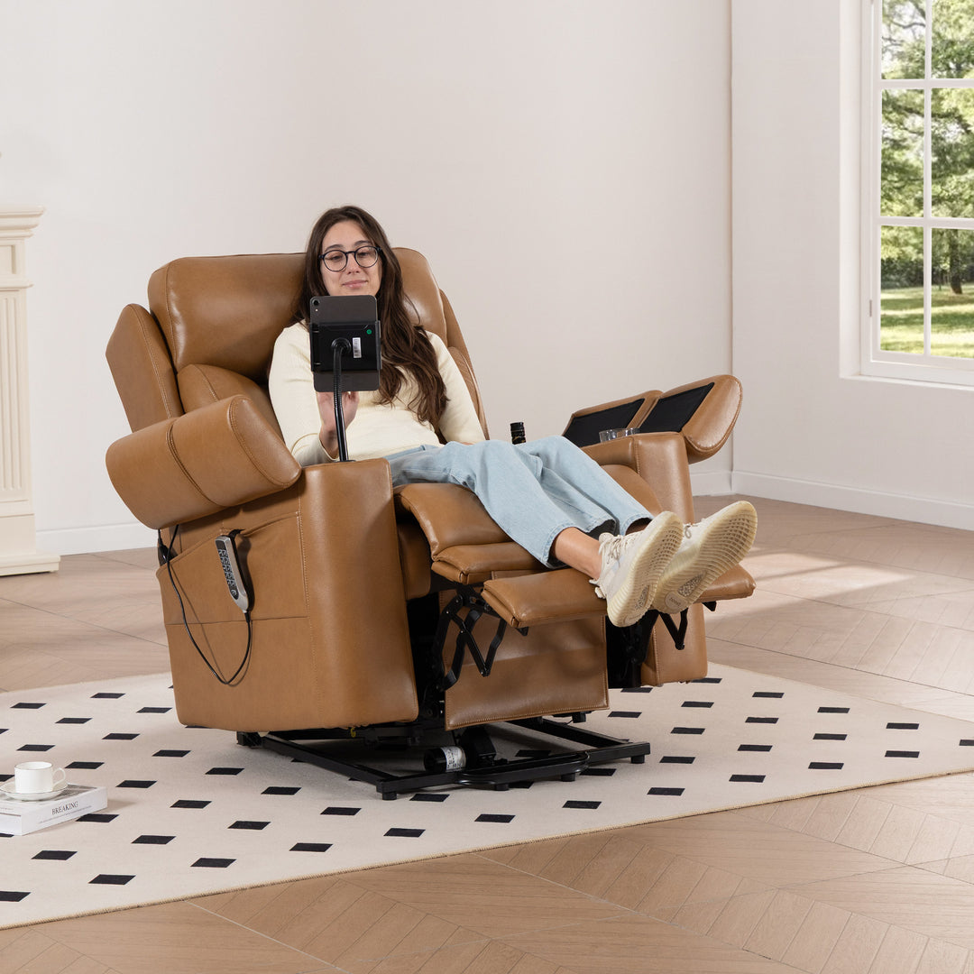 Dynox X5 — 5-Zone (5-Motor) Zero-Gravity Power Lift Recliner with Confident-Stand Support